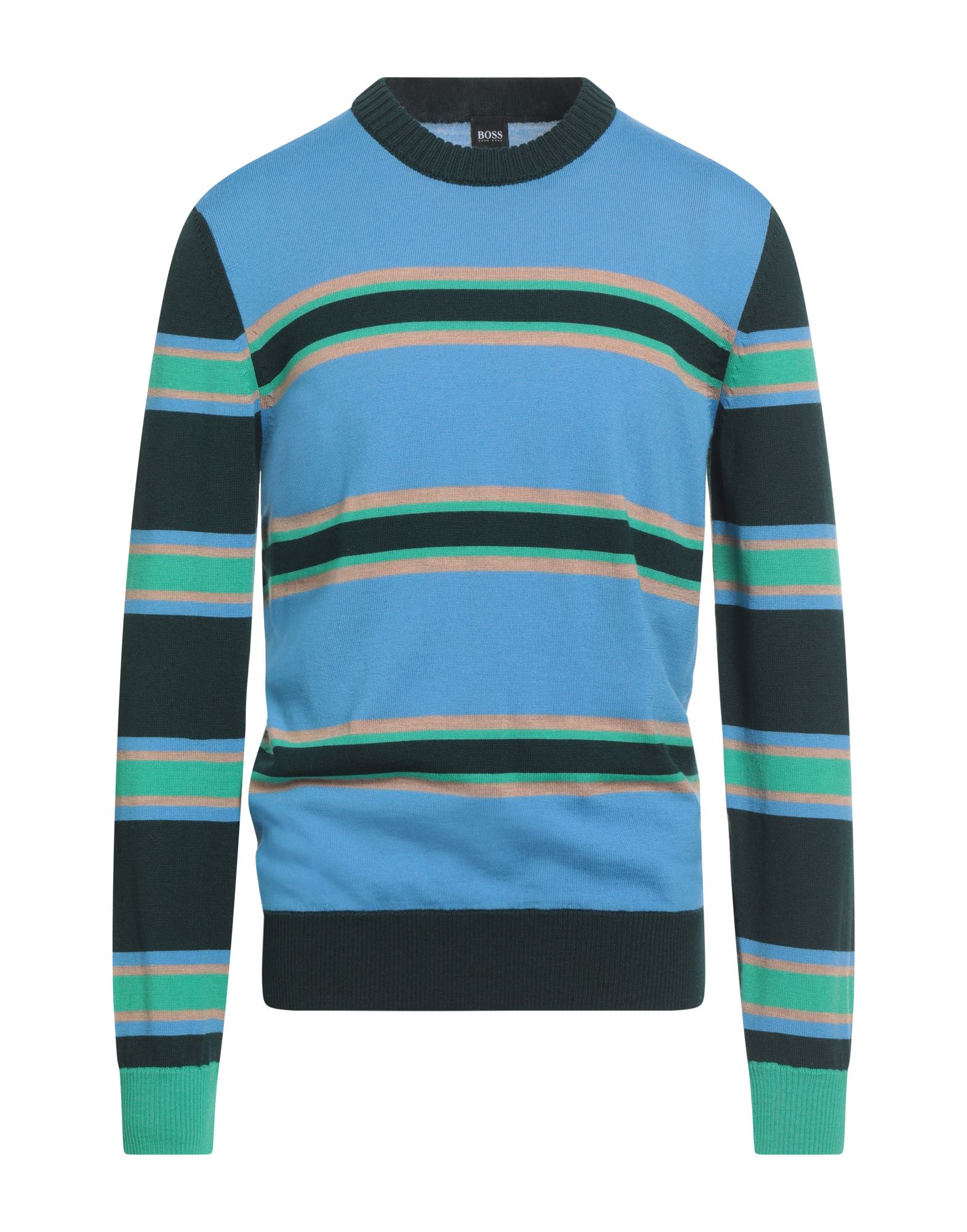 BOSS HUGO BOSS Pullover Herren Hellblau von BOSS HUGO BOSS