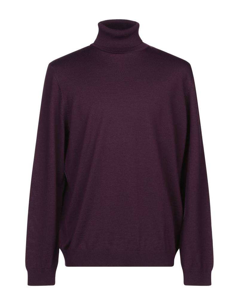 BOSS HUGO BOSS Rollkragenpullover Herren Pflaume von BOSS HUGO BOSS