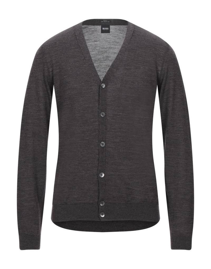 BOSS HUGO BOSS Strickjacke Herren Dunkelbraun von BOSS HUGO BOSS