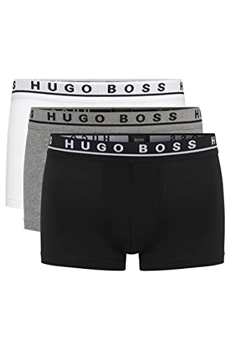 BOSS Hugo Herren Retroshorts Boxer 3P BM 10146061 07, 3er Pack, Einfarbig, Gr. Medium, Mehrfarbig (Assorted Pre-Pack 999) von BOSS