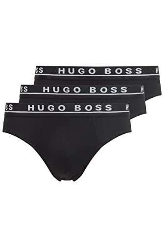 BOSS Herren Brev 3p Co/EL Slips, Black (-001), S EU von HUGO BOSS