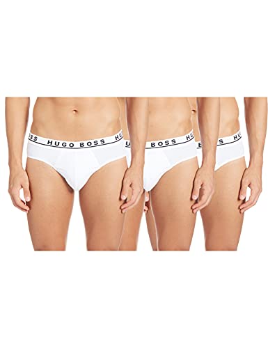 BOSS Hugo Herren Brief Co/EL Slip, White 100, S EU von HUGO BOSS