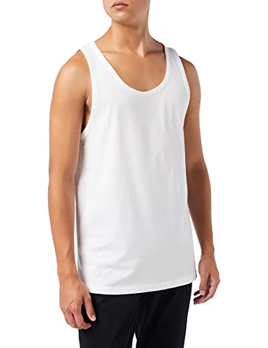 HUGO BOSS Herren Tank Tops Unterhemden Pure Cotton Regular Fit 50325387 3er Pack, Farbe:Weiß, Menge:3er Pack (1x 3er), Artikel:-100 White, Wäschegröße:S von HUGO BOSS