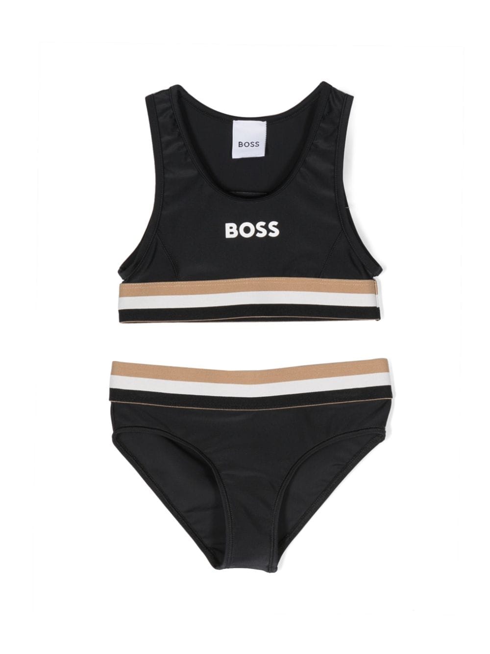 BOSS Kidswear Bikini mit Logo-Print - Schwarz von BOSS Kidswear