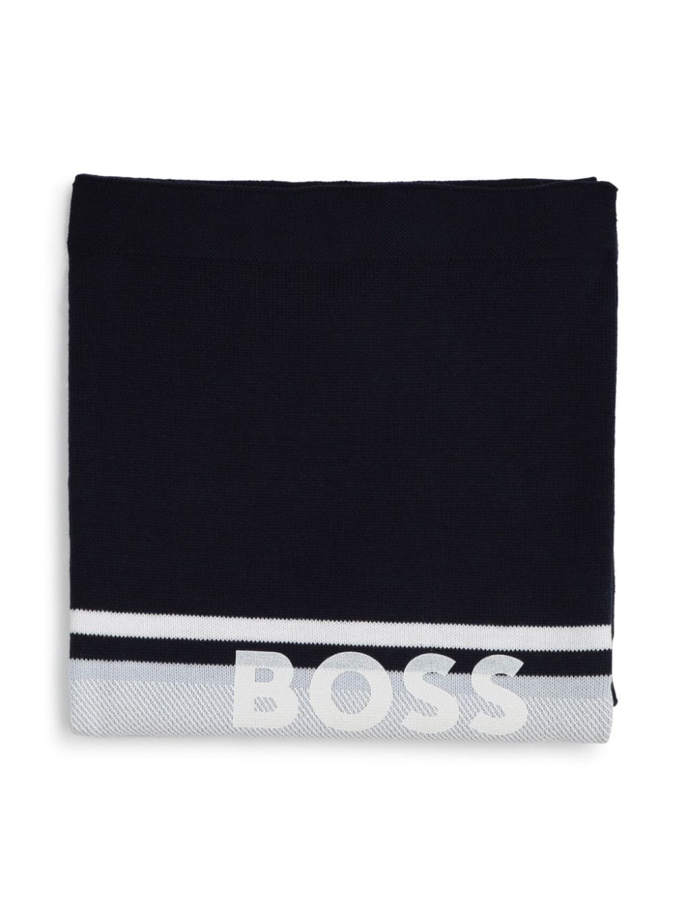 BOSS Kidswear Decke mit Logo-Print - Blau von BOSS Kidswear