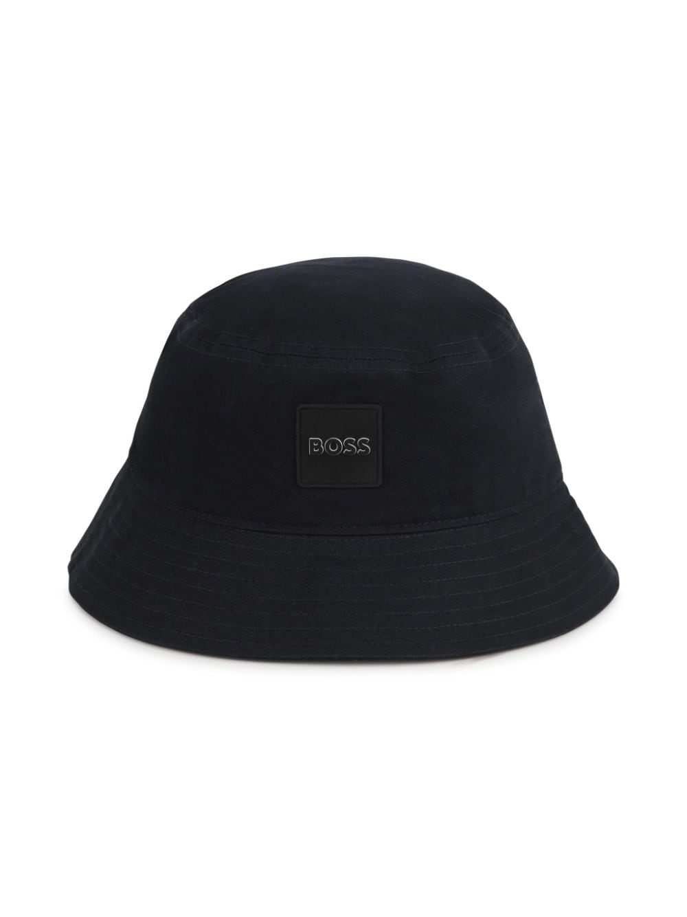 BOSS Kidswear Fischerhut mit Logo-Applikation - Schwarz von BOSS Kidswear