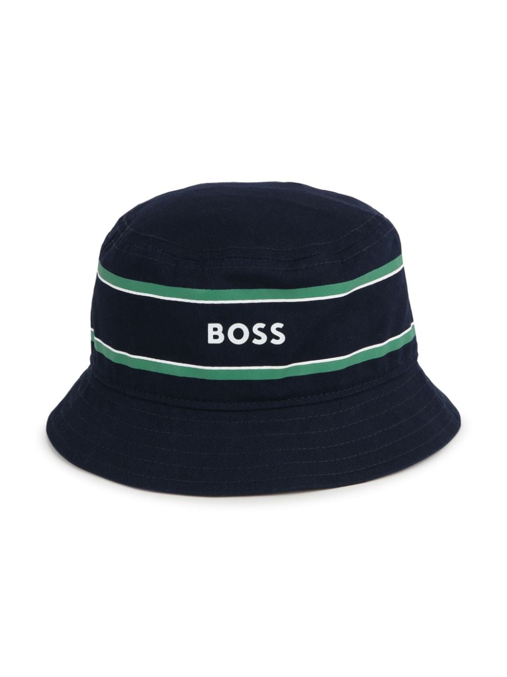 BOSS Kidswear Fischerhut mit Logo-Print - Blau von BOSS Kidswear