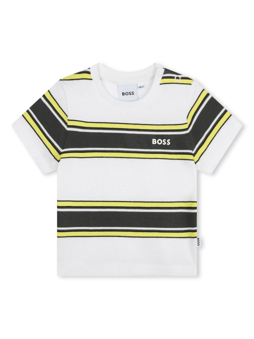 BOSS Kidswear Gestreiftes T-Shirt - Weiß von BOSS Kidswear