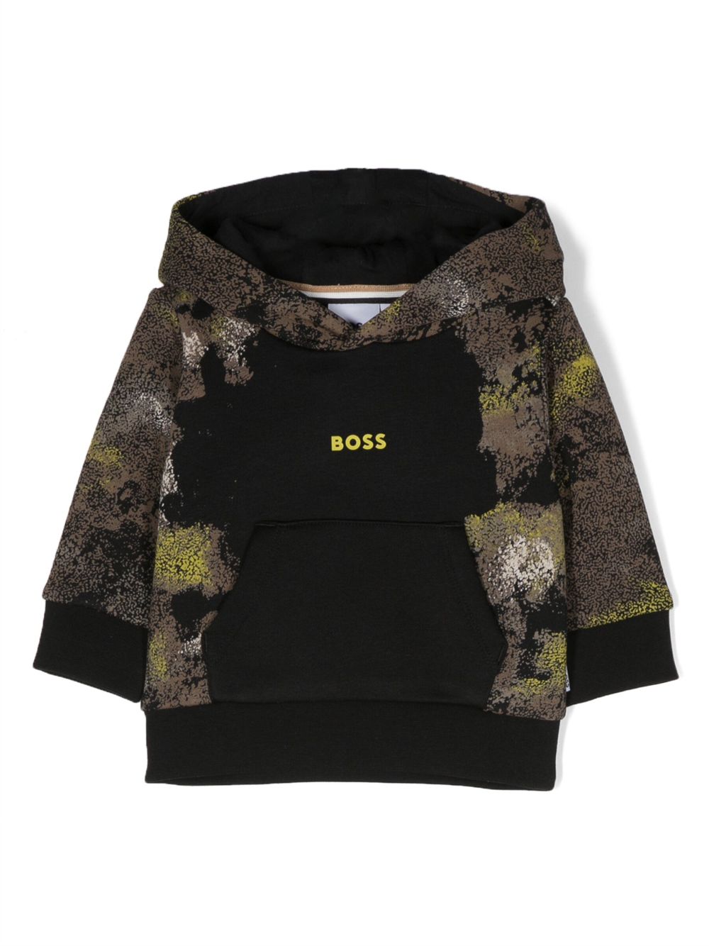 BOSS Kidswear Hoodie mit Logo-Print - Schwarz von BOSS Kidswear