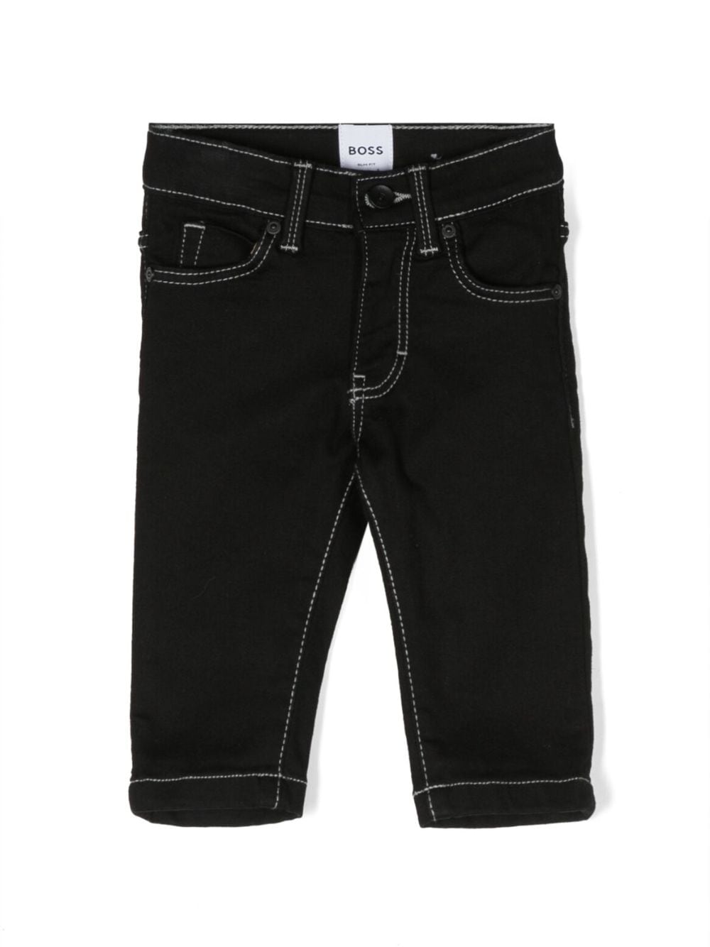 BOSS Kidswear Jeans mit Kontrastnähten - Schwarz von BOSS Kidswear