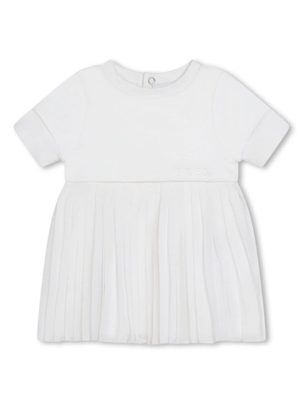 BOSS Kidswear Kleid mit Falten - Weiß von BOSS Kidswear