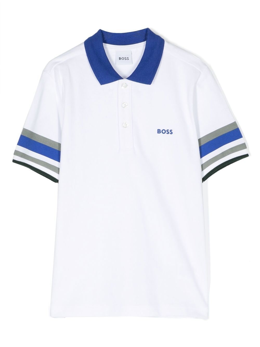 BOSS Kidswear Kurzärmeliges Poloshirt - Weiß von BOSS Kidswear