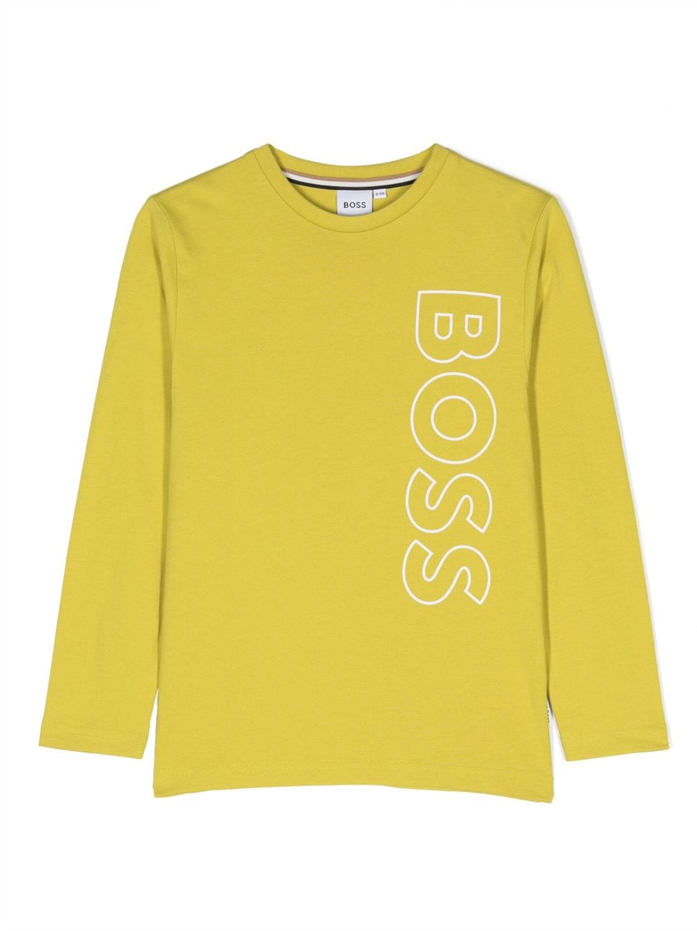 BOSS Kidswear Langarmshirt mit Logo-Print - Grün von BOSS Kidswear