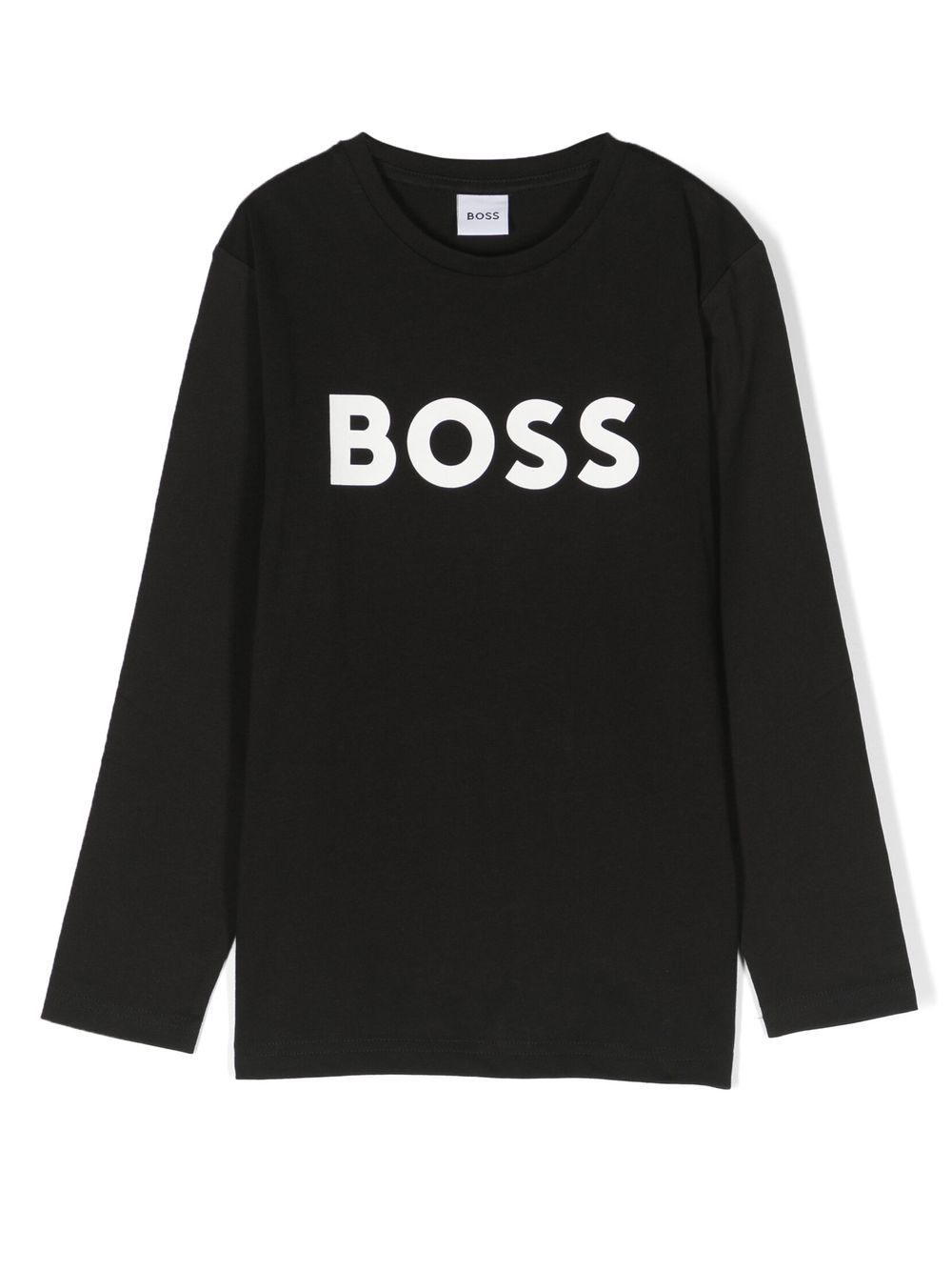 BOSS Kidswear Langarmshirt mit Logo-Print - Schwarz von BOSS Kidswear