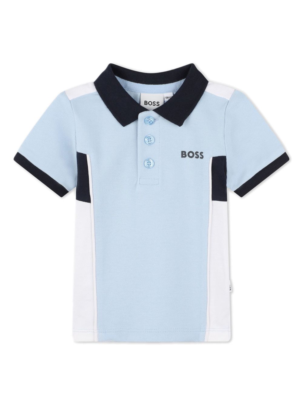 BOSS Kidswear Poloshirt mit Logo-Print - Blau von BOSS Kidswear