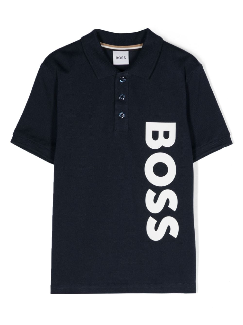 BOSS Kidswear Poloshirt mit Logo-Print - Blau von BOSS Kidswear