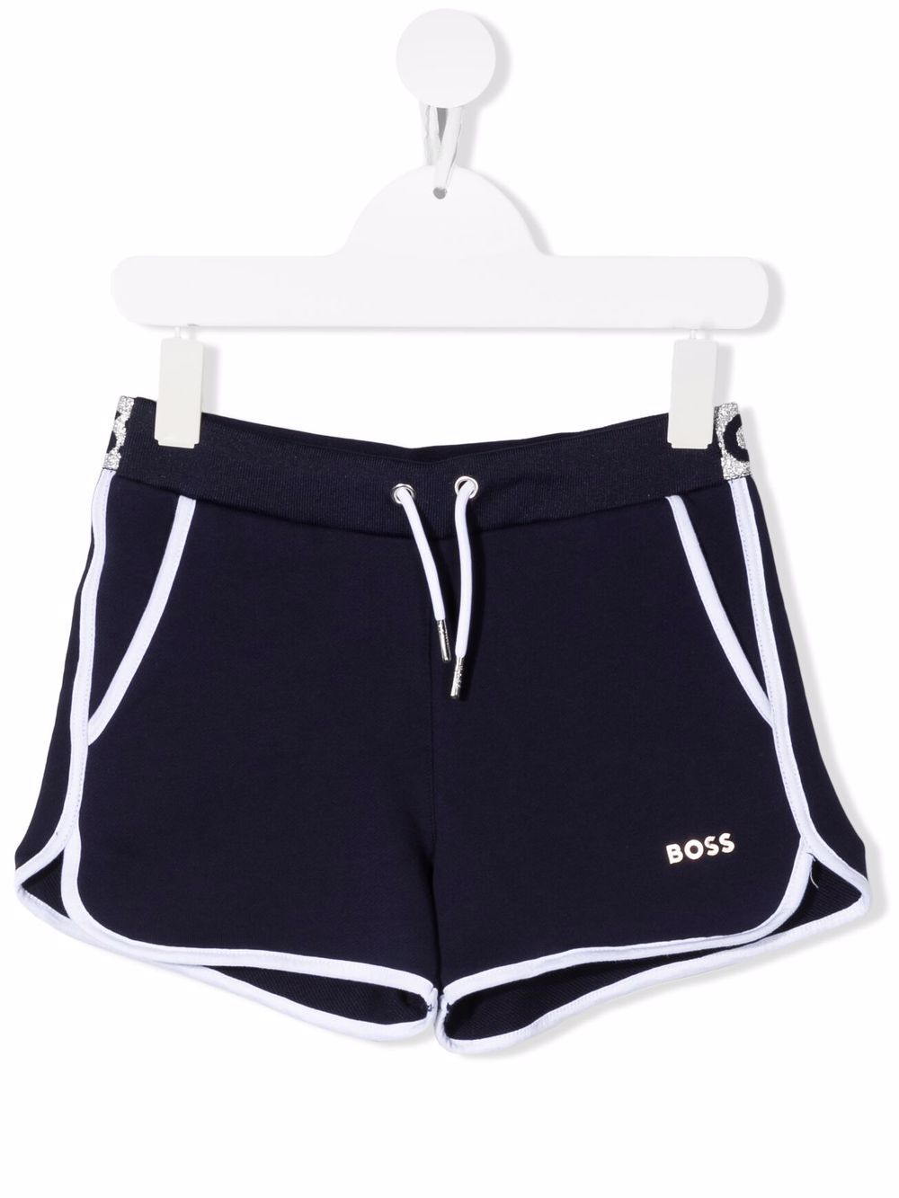 BOSS Kidswear Shorts mit Logo-Bund - Blau von BOSS Kidswear