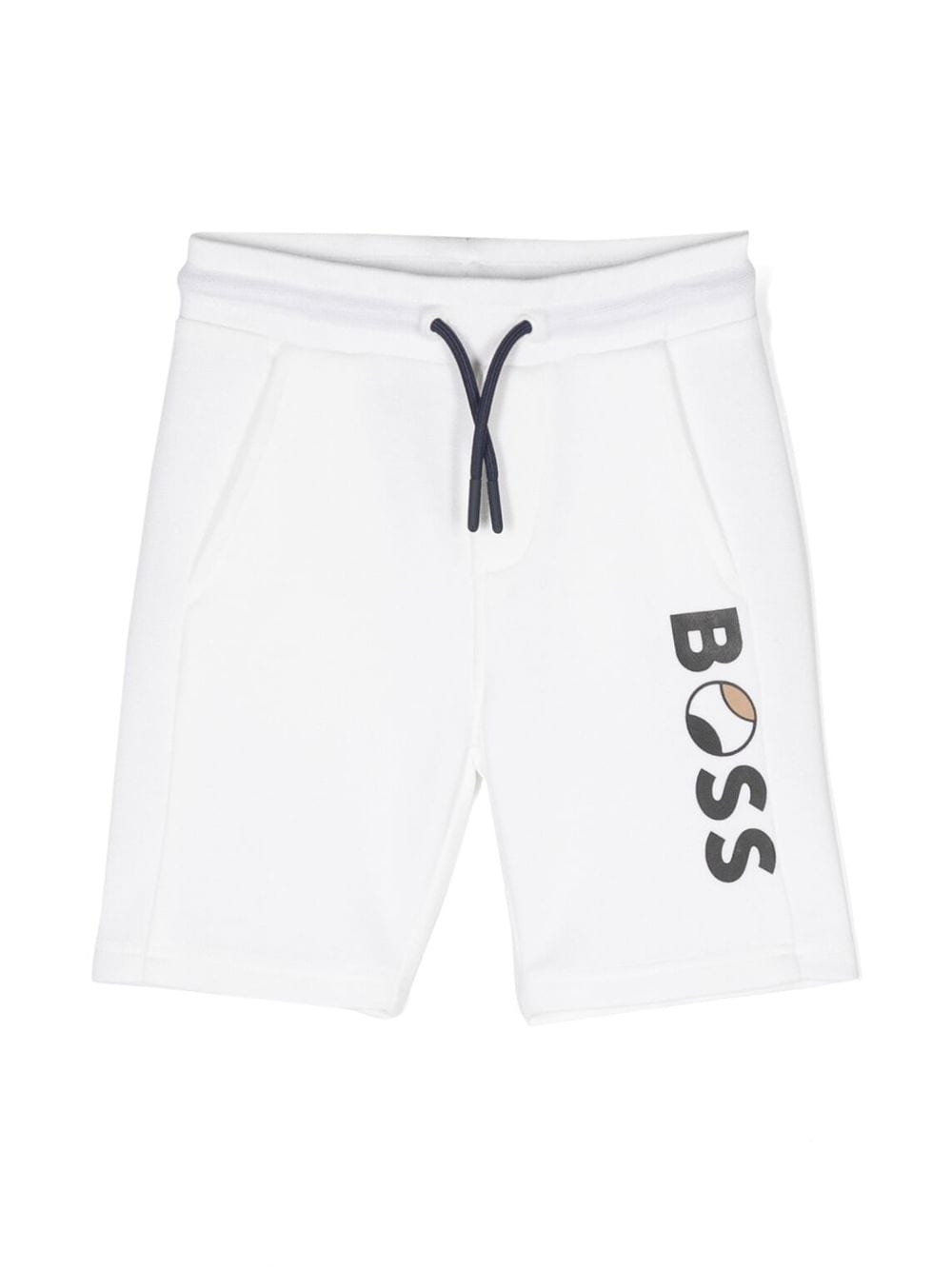 BOSS Kidswear Shorts mit Logo-Print - Weiß von BOSS Kidswear