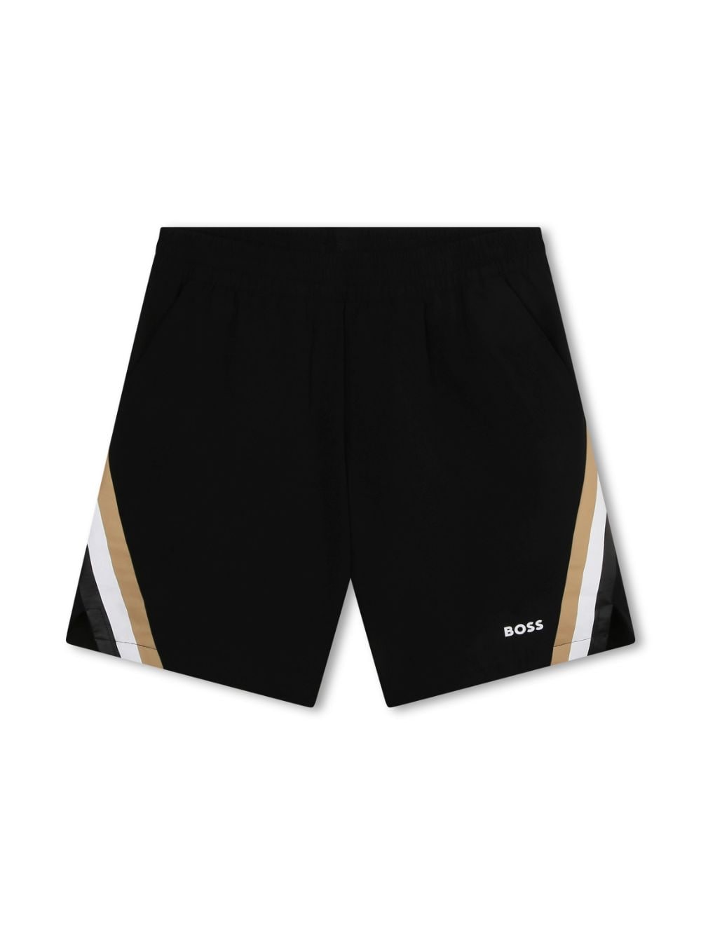 BOSS Kidswear Shorts mit Streifen - Schwarz von BOSS Kidswear