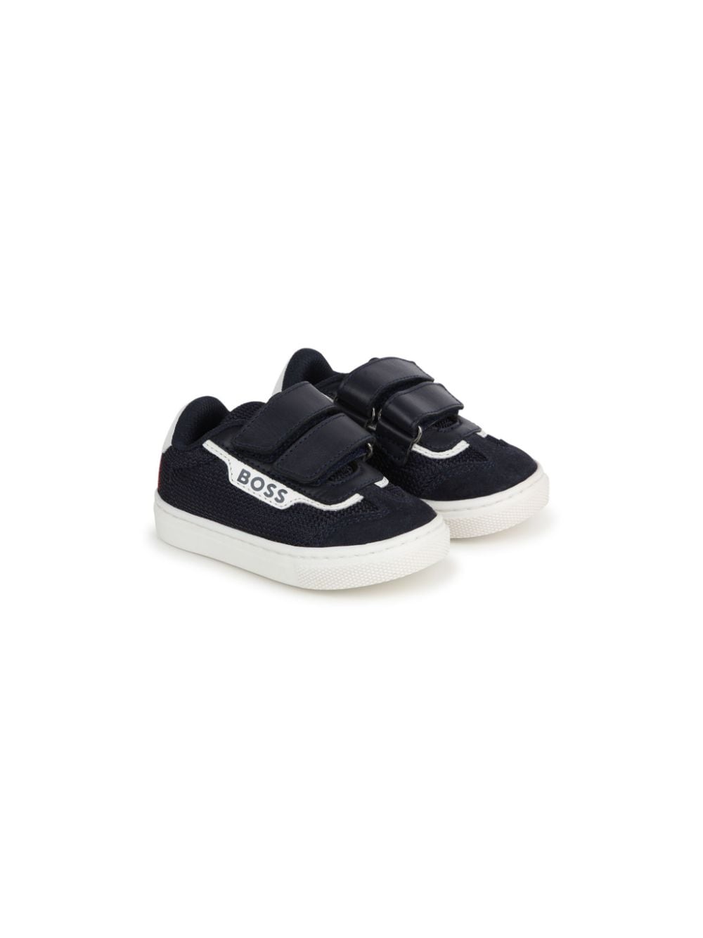 BOSS Kidswear Sneakers in Colour-Block-Optik - Blau von BOSS Kidswear