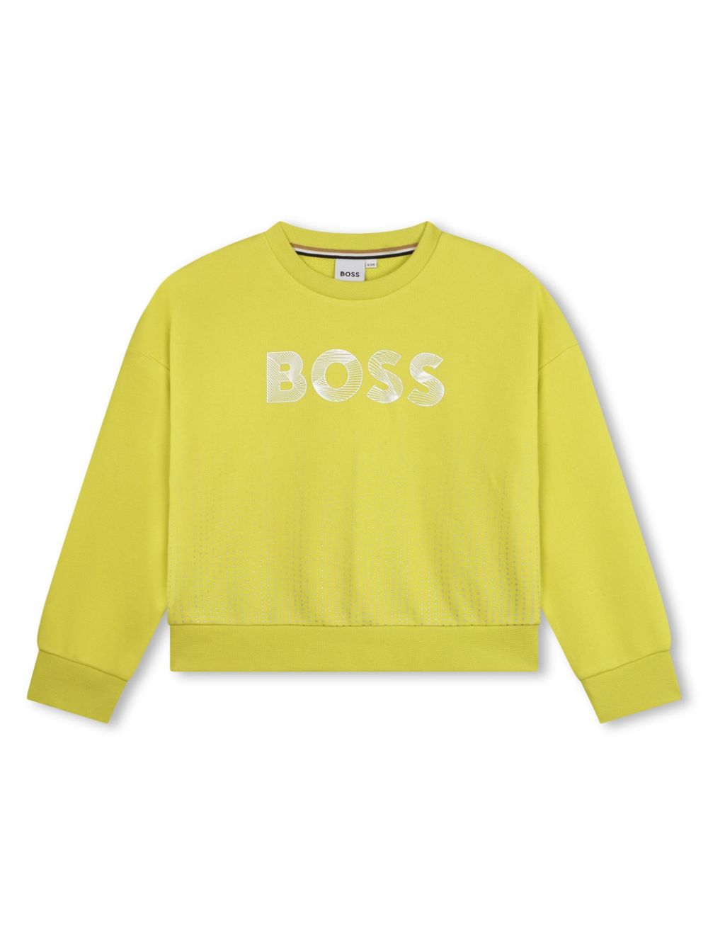 BOSS Kidswear Sweatshirt mit Logo-Prägung - Gelb von BOSS Kidswear