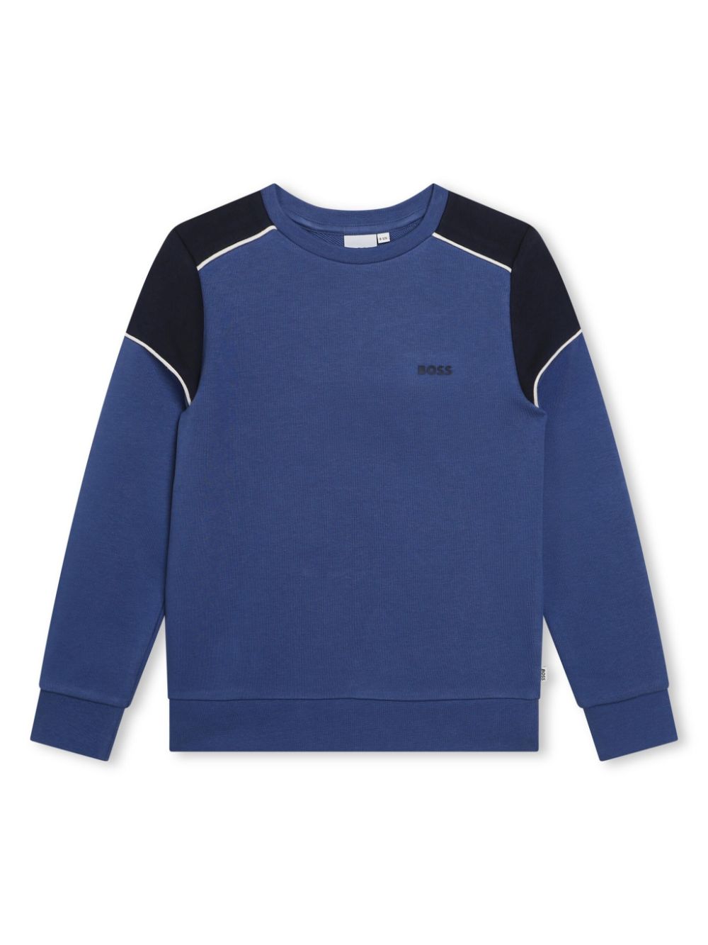 BOSS Kidswear Sweatshirt mit Logo-Print - Blau von BOSS Kidswear