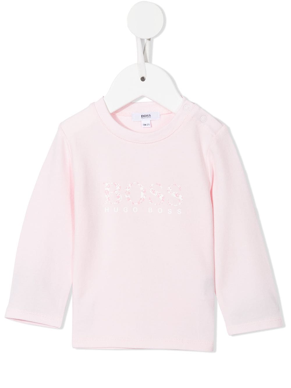 BOSS Kidswear T-Shirt mit Blumen-Print - Rosa von BOSS Kidswear