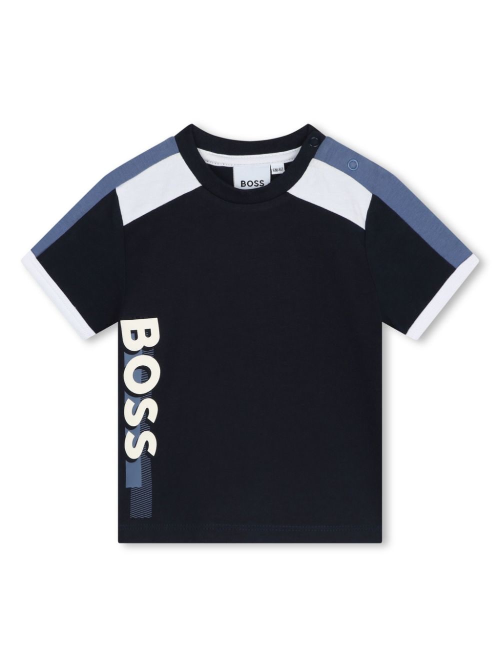 BOSS Kidswear T-Shirt mit Logo-Print - Blau von BOSS Kidswear