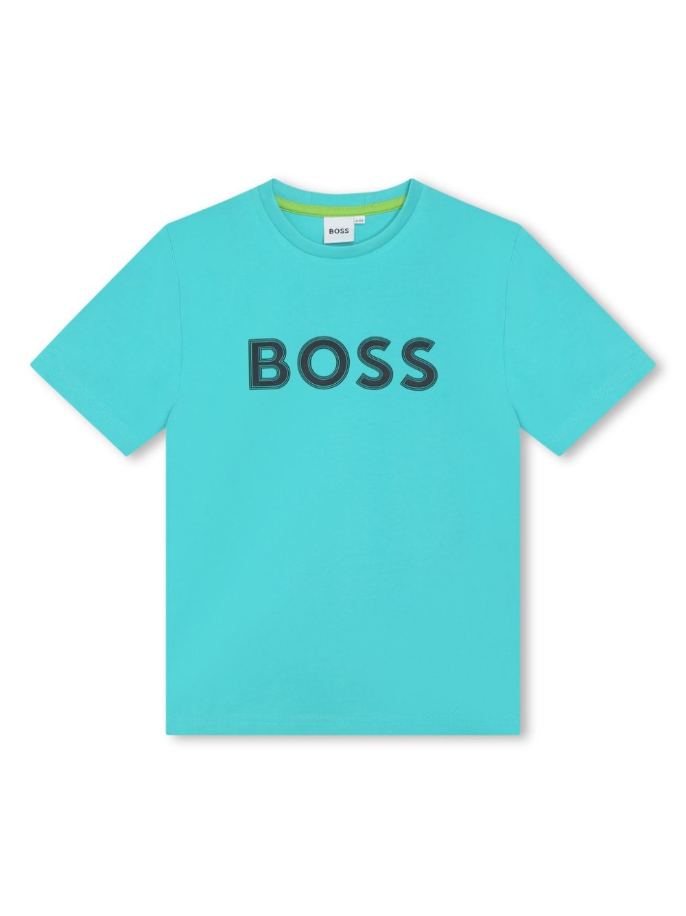 BOSS Kidswear T-Shirt mit Logo-Print - Blau von BOSS Kidswear