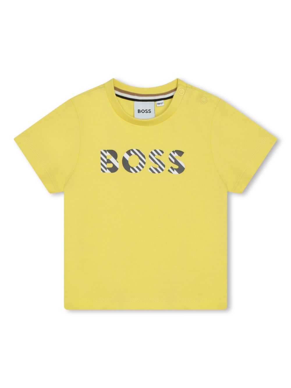 BOSS Kidswear T-Shirt mit Logo-Print - Gelb von BOSS Kidswear