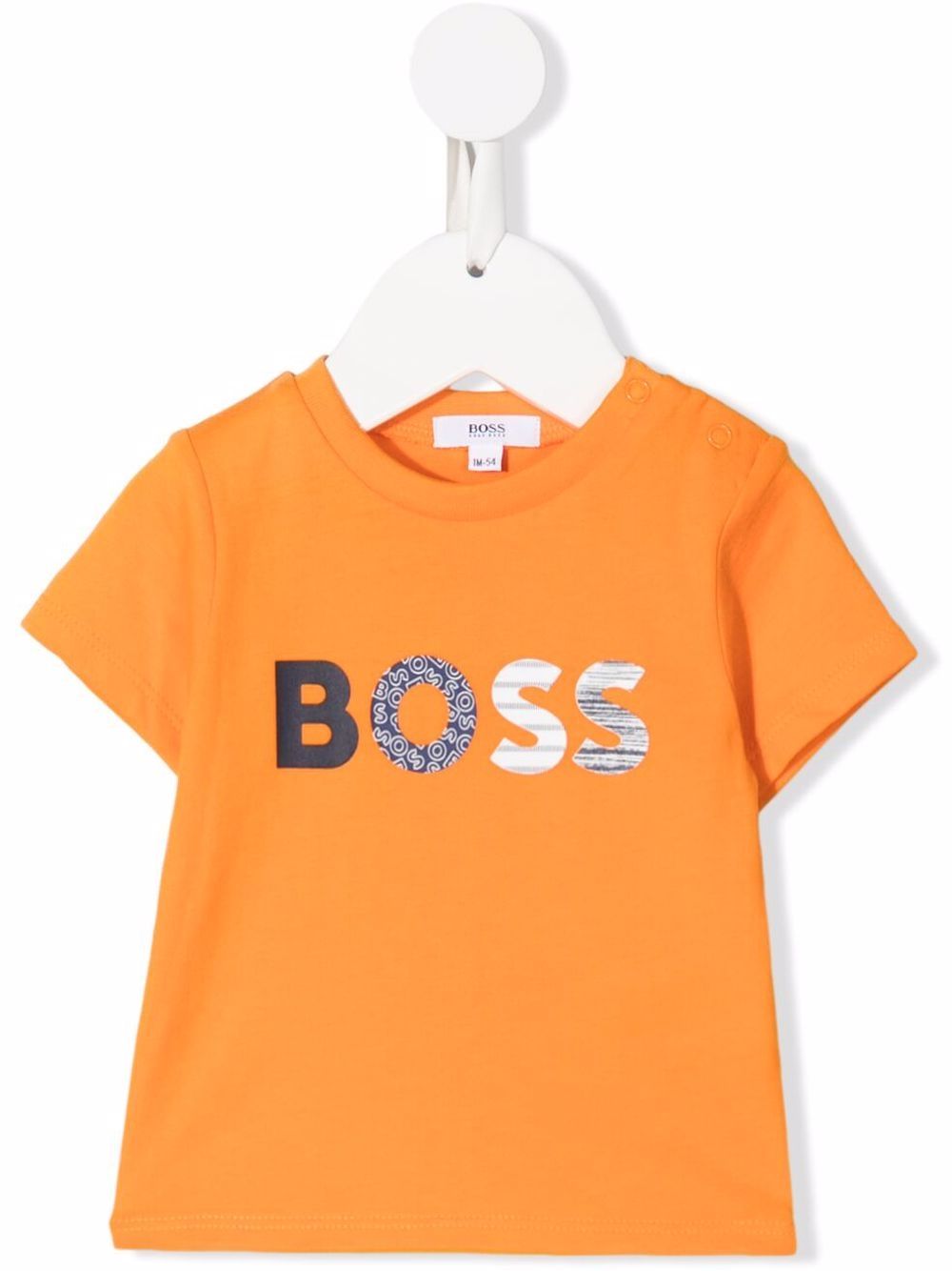 BOSS Kidswear T-Shirt mit Logo-Print - Orange von BOSS Kidswear