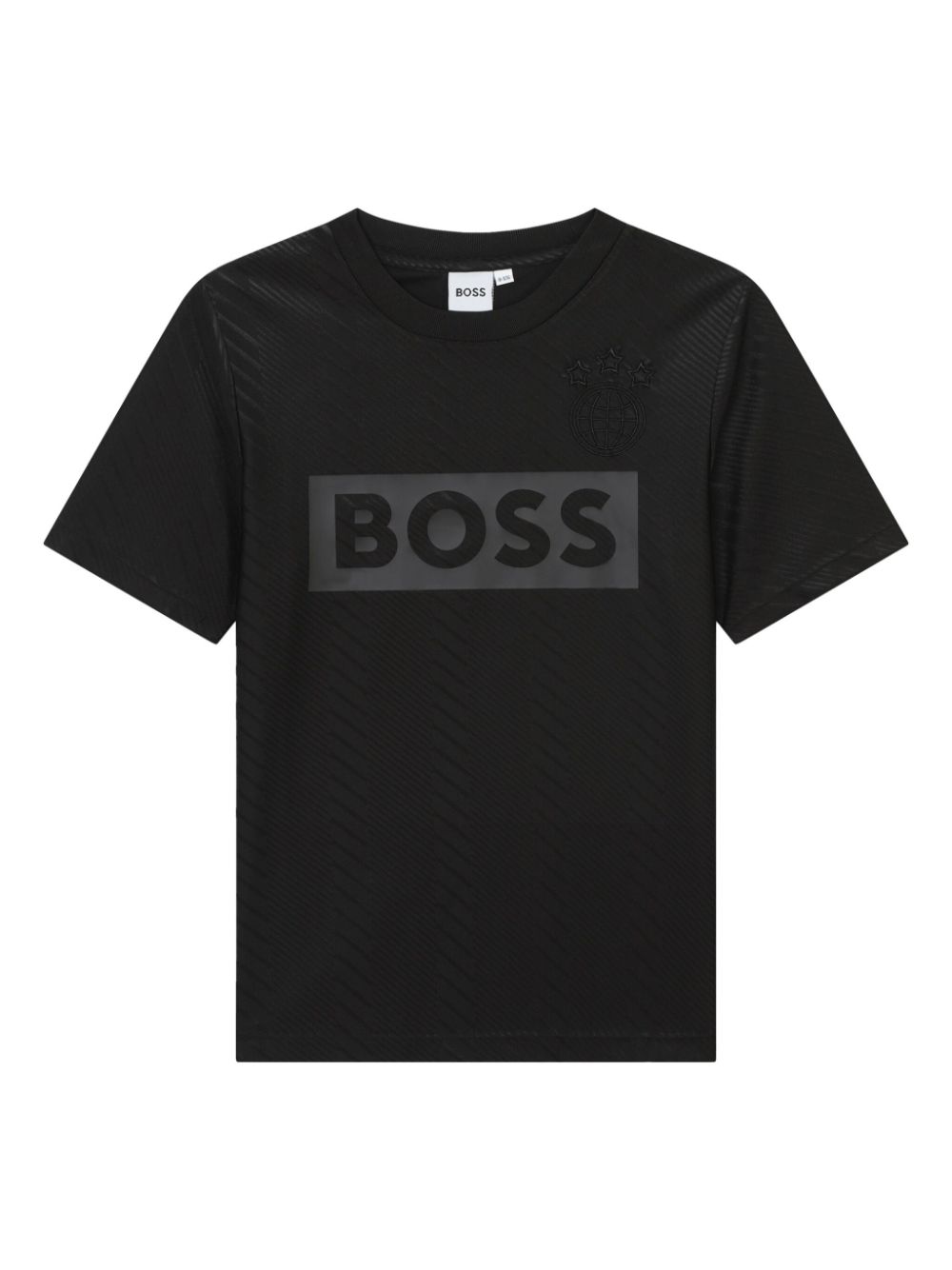 BOSS Kidswear T-Shirt mit Logo-Print - Schwarz von BOSS Kidswear