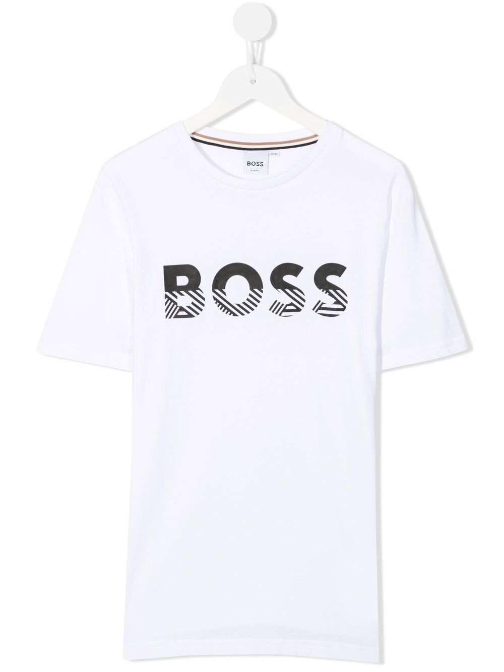 BOSS Kidswear T-Shirt mit Logo-Print - Weiß von BOSS Kidswear
