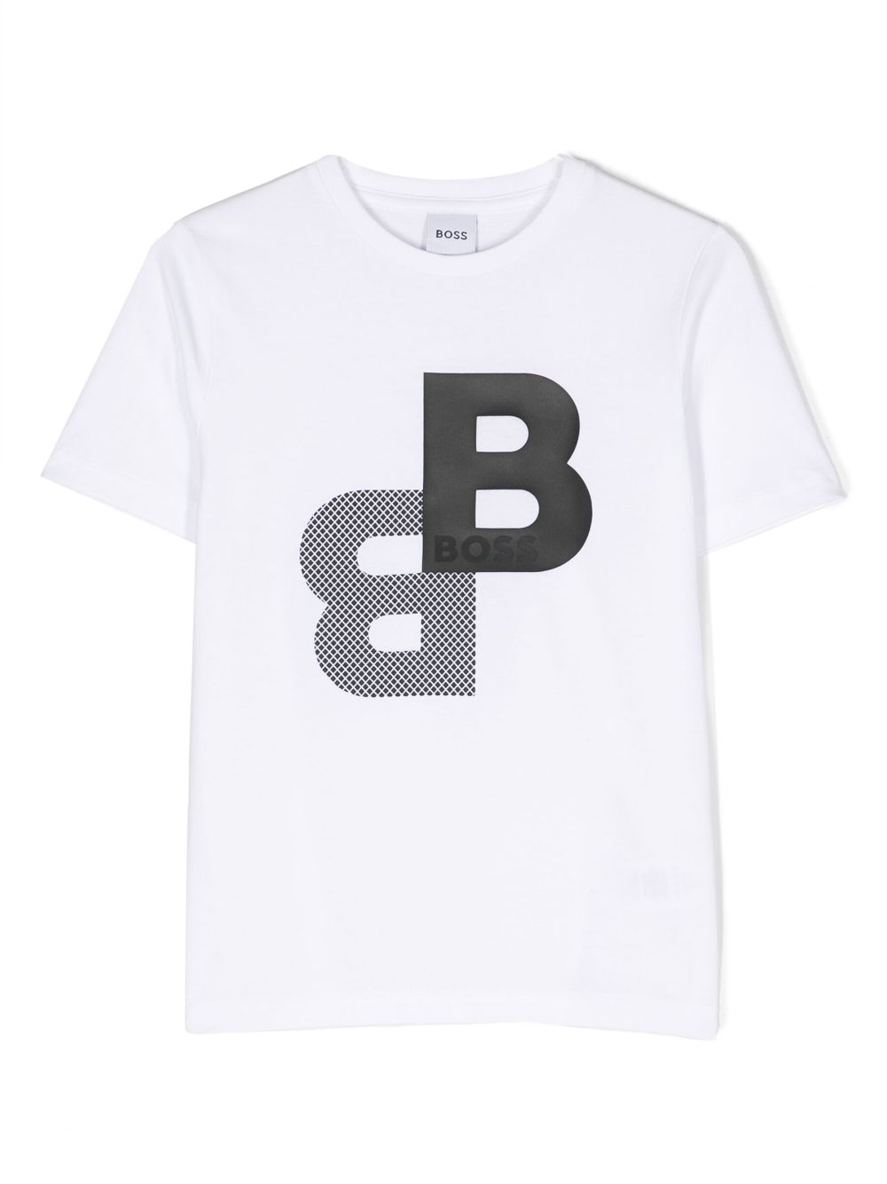 BOSS Kidswear T-Shirt mit Logo-Print - Weiß von BOSS Kidswear