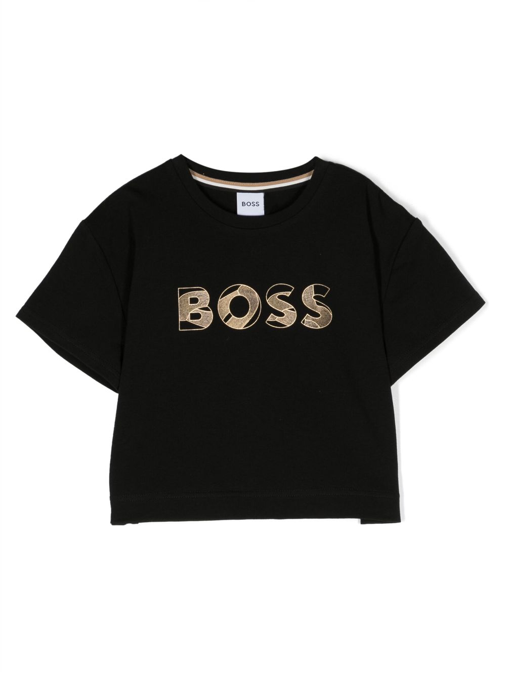 BOSS Kidswear T-Shirt mit rundem Ausschnitt - Schwarz von BOSS Kidswear