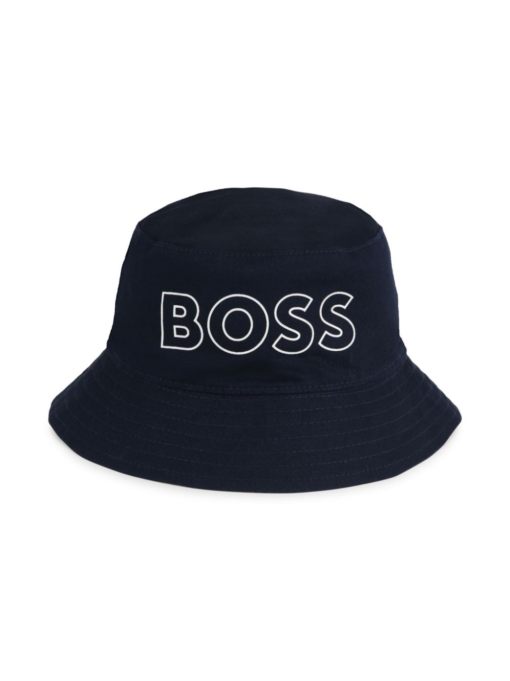 BOSS Kidswear Wendbarer Hut mit Logo-Print - Blau von BOSS Kidswear