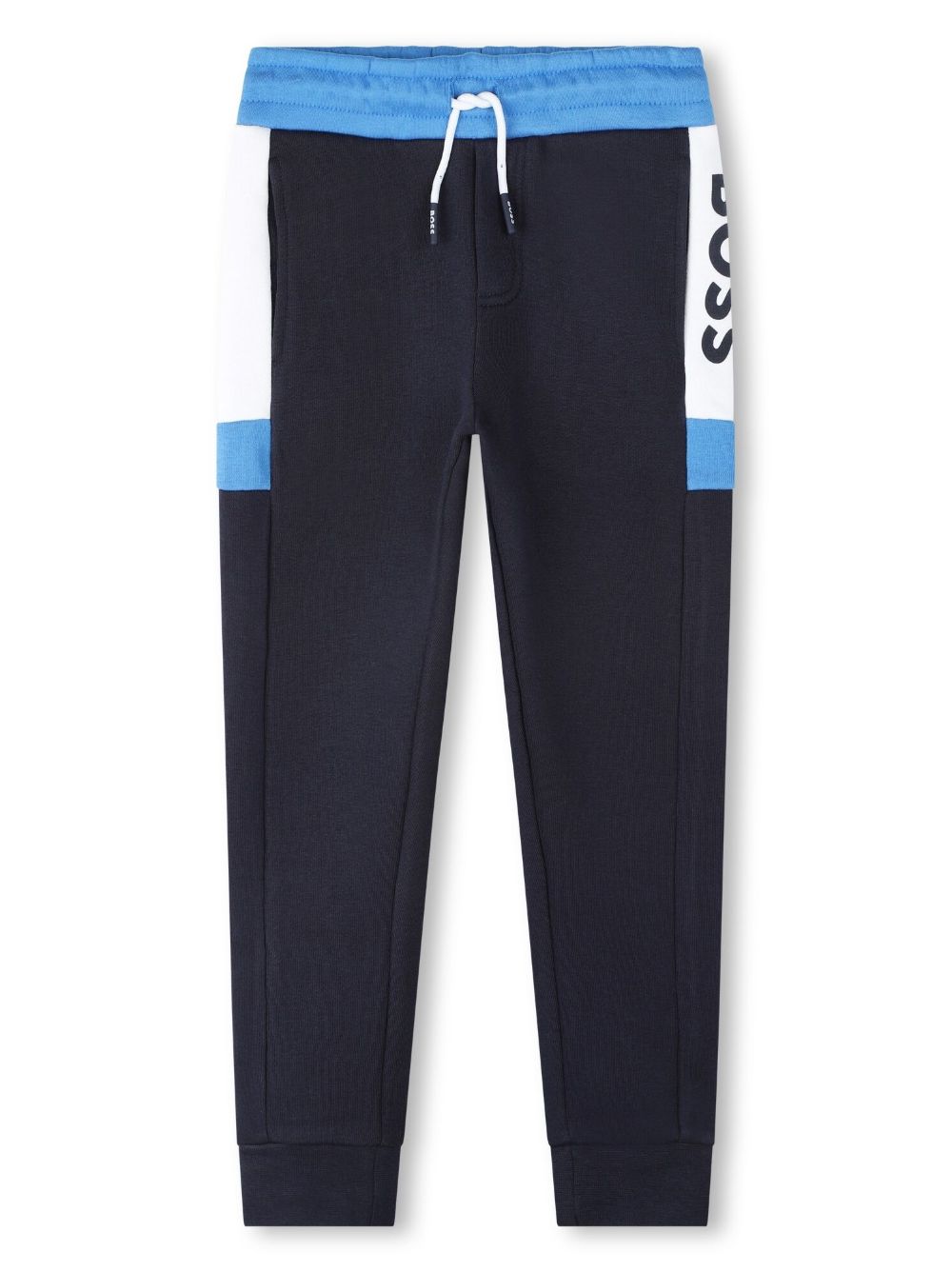 BOSS Kidswear Jogginghose in Colour-Block-Optik - Blau von BOSS Kidswear