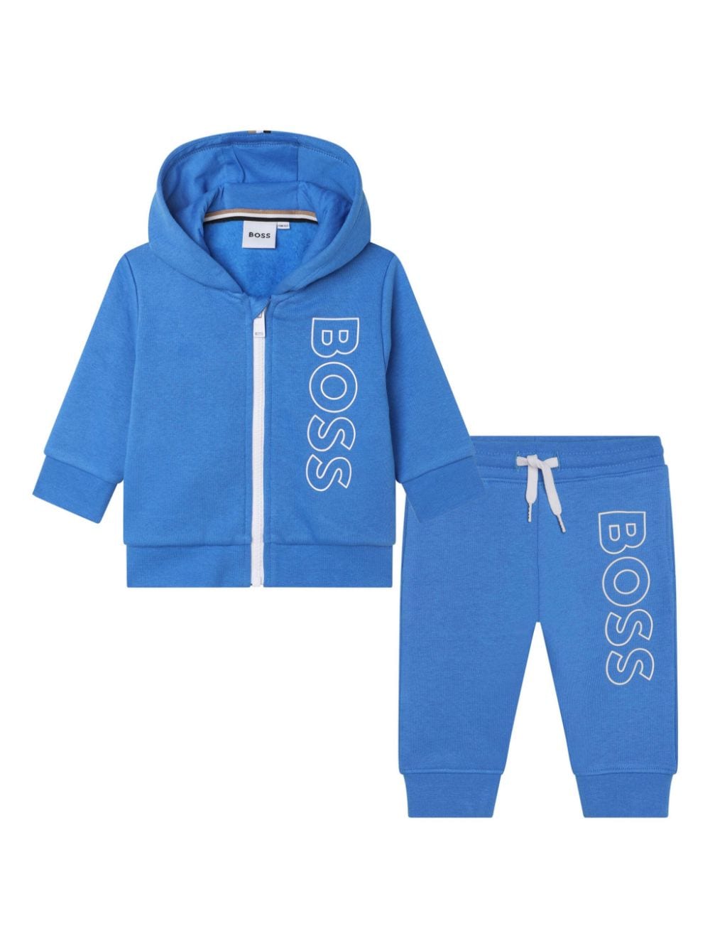 BOSS Kidswear Jogginganzug mit Logo-Prägung - Blau von BOSS Kidswear