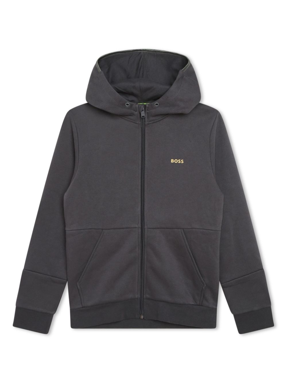 BOSS Kidswear Jacke mit Logo-Prägung - Grau von BOSS Kidswear