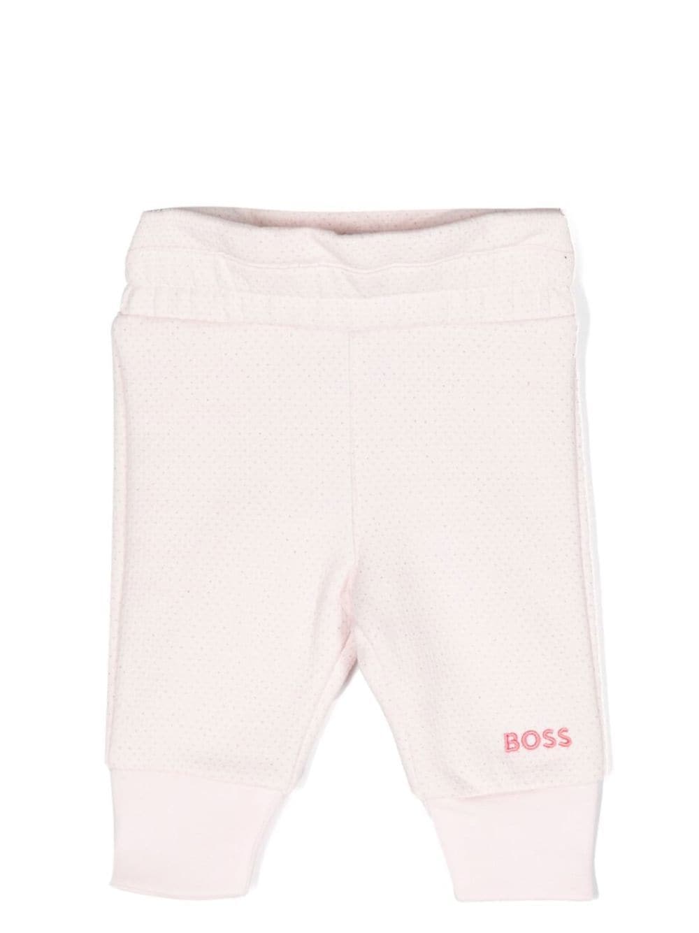 BOSS Kidswear Jogginghose mit Logo-Stickerei - Rosa von BOSS Kidswear