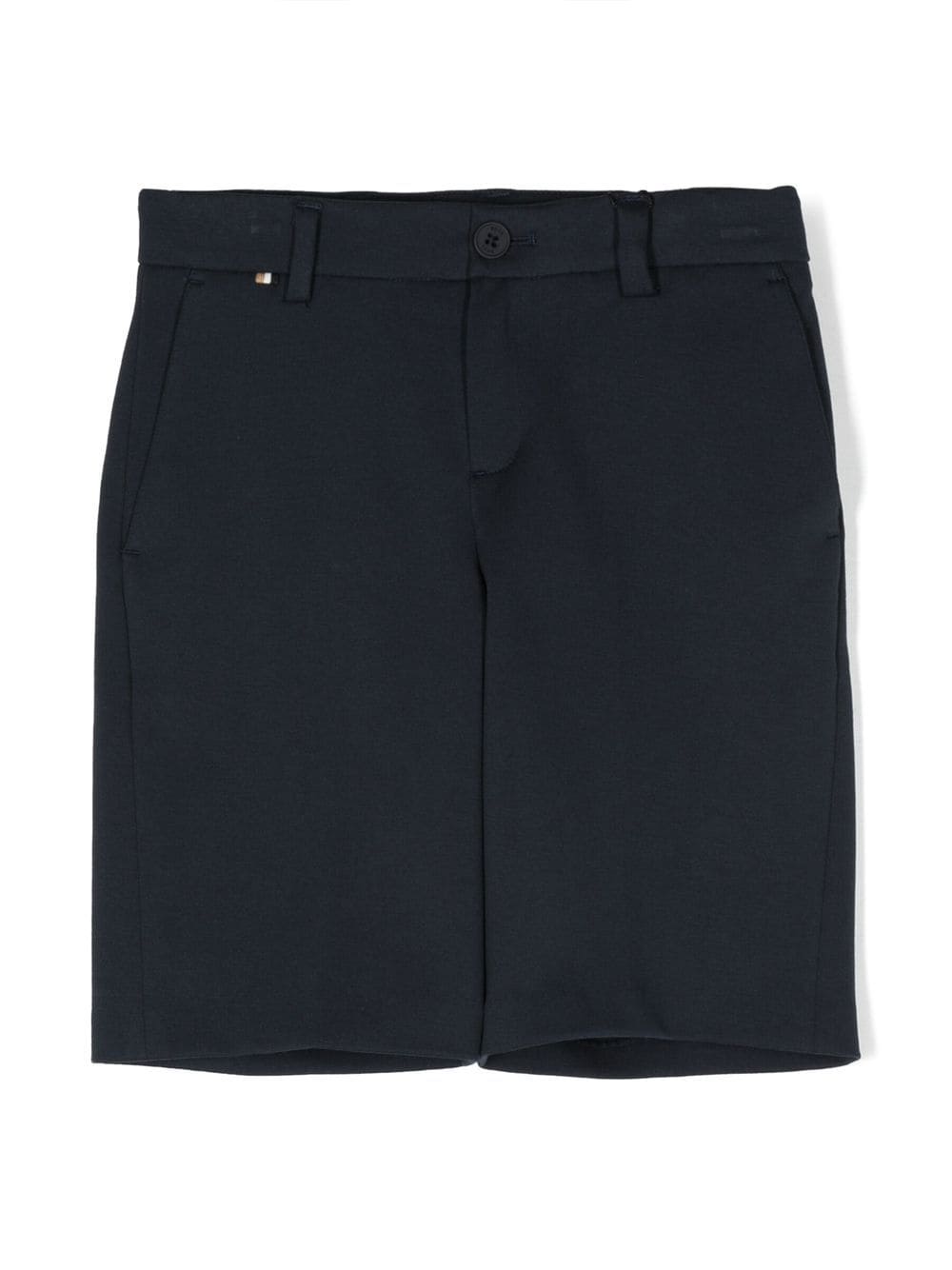 BOSS Kidswear Chino-Shorts mit Logo - Blau von BOSS Kidswear