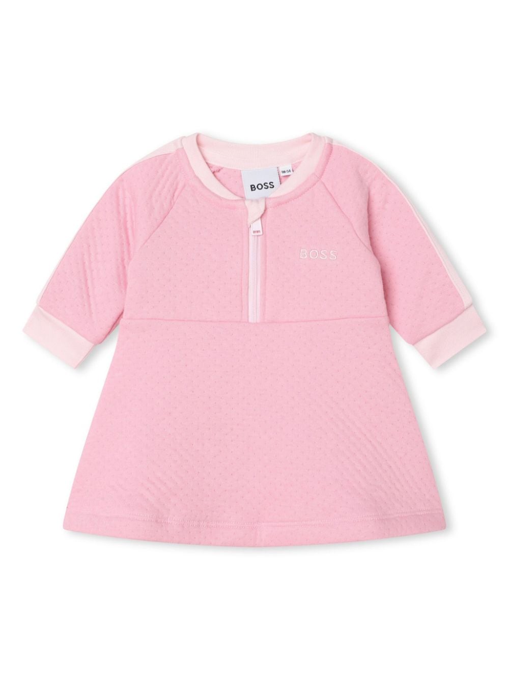 BOSS Kidswear Kleid mit Logo-Stickerei - Rosa von BOSS Kidswear