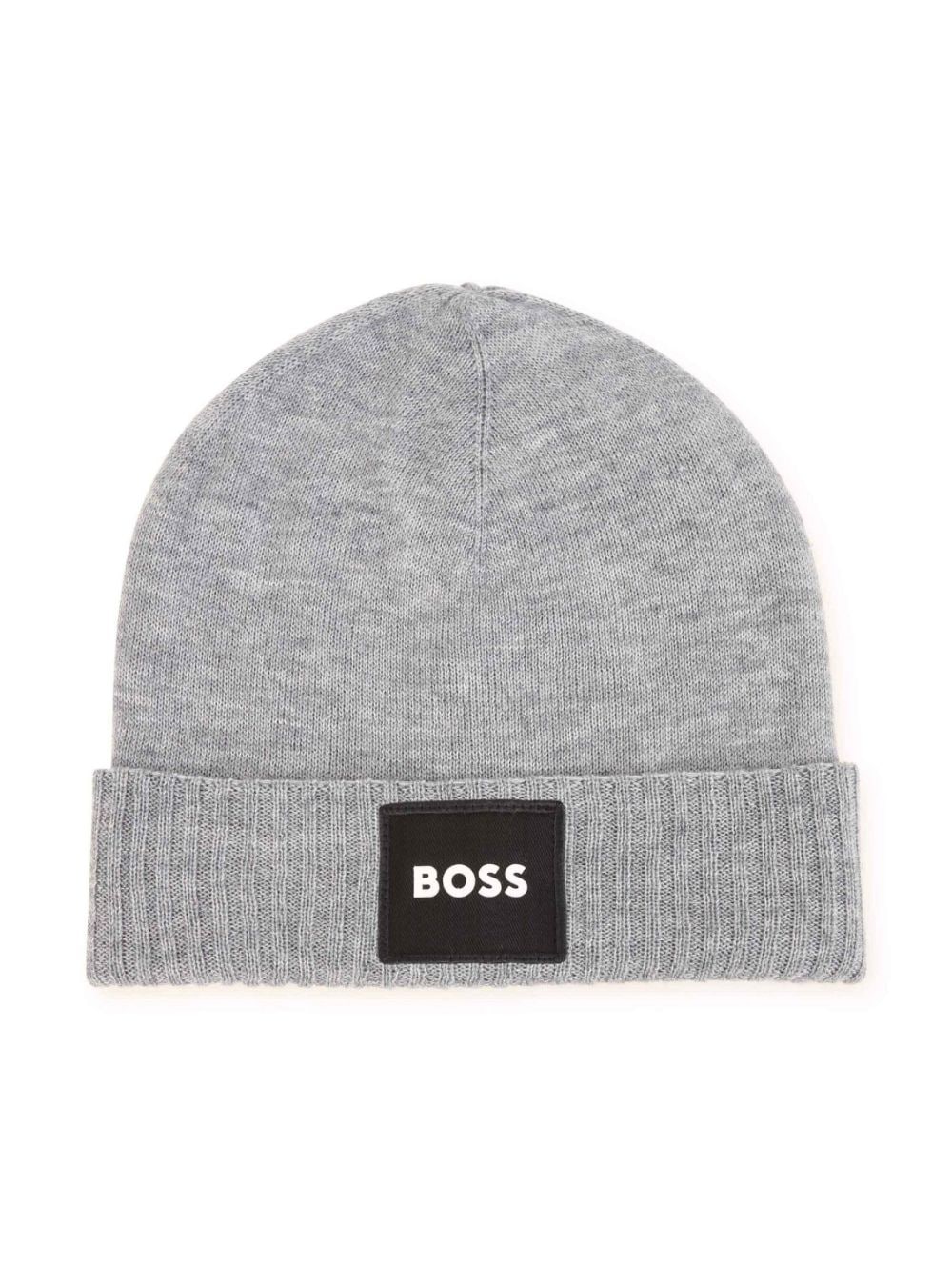 BOSS Kidswear Beanie mit Umschlag - Grau von BOSS Kidswear