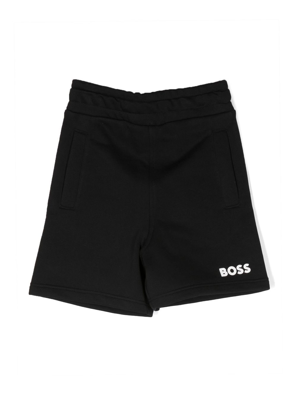 BOSS Kidswear Shorts mit Logo-Print - Schwarz von BOSS Kidswear