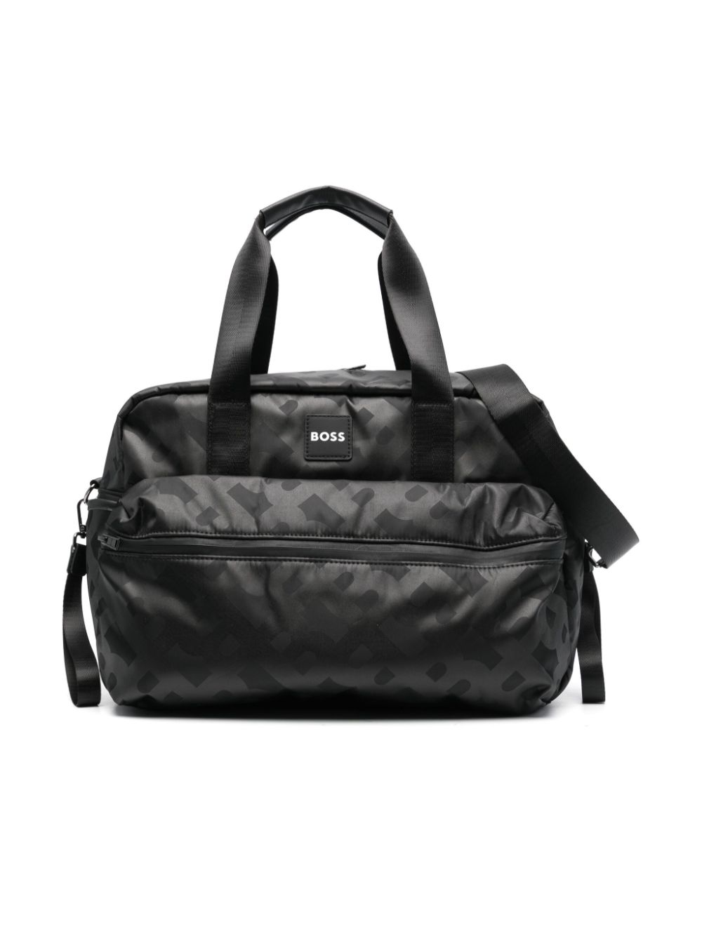 BOSS Kidswear Wickeltasche mit Logo-Print - Schwarz von BOSS Kidswear