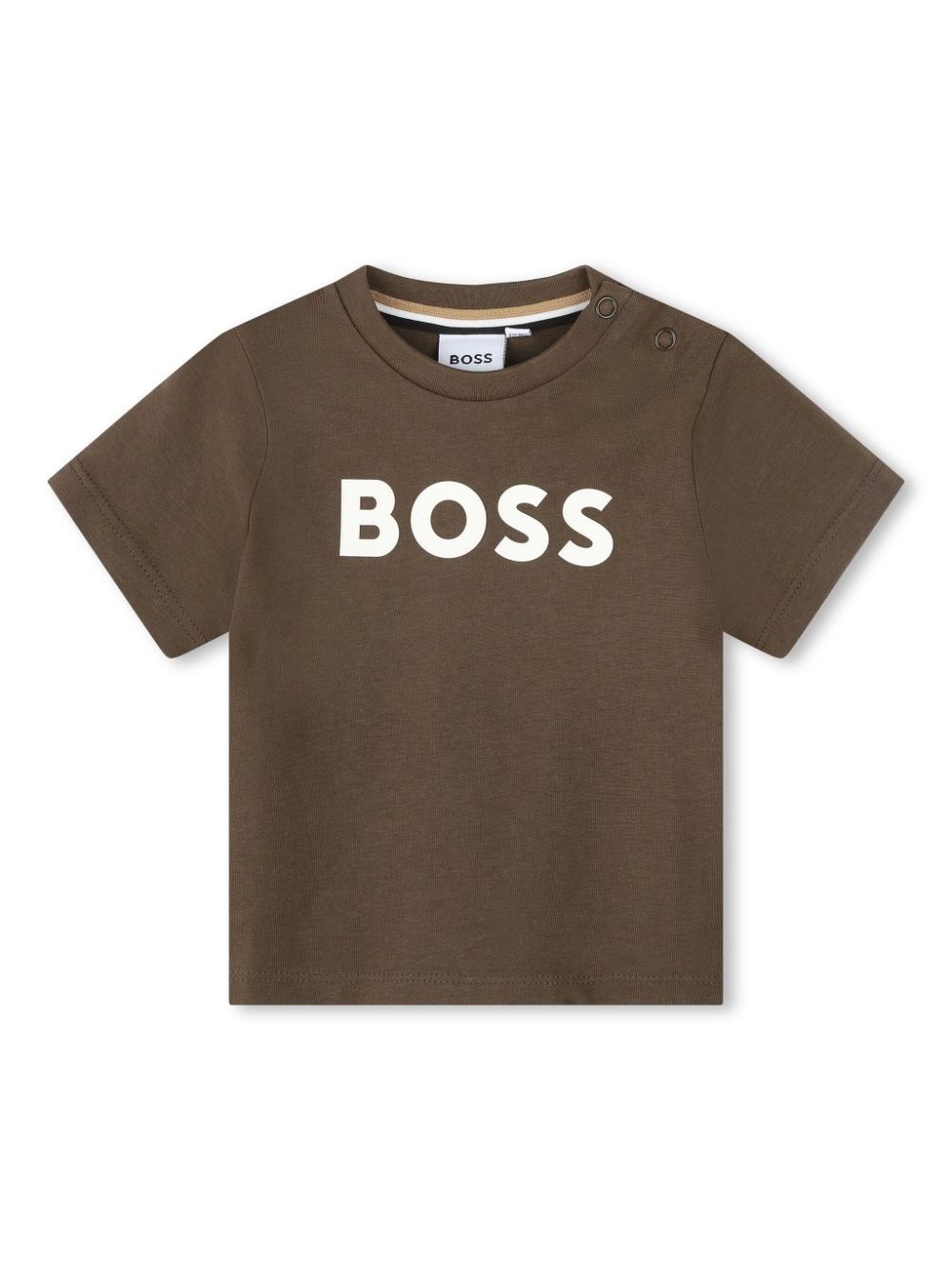 BOSS Kidswear T-Shirt mit Logo-Print - Braun von BOSS Kidswear