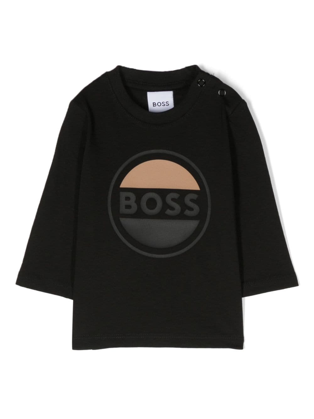 BOSS Kidswear T-Shirt mit Logo-Print - Schwarz von BOSS Kidswear