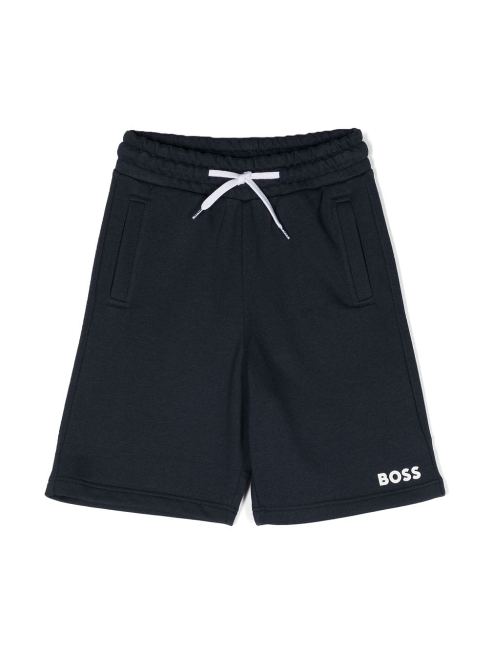 BOSS Kidswear Shorts mit Logo-Print - Blau von BOSS Kidswear