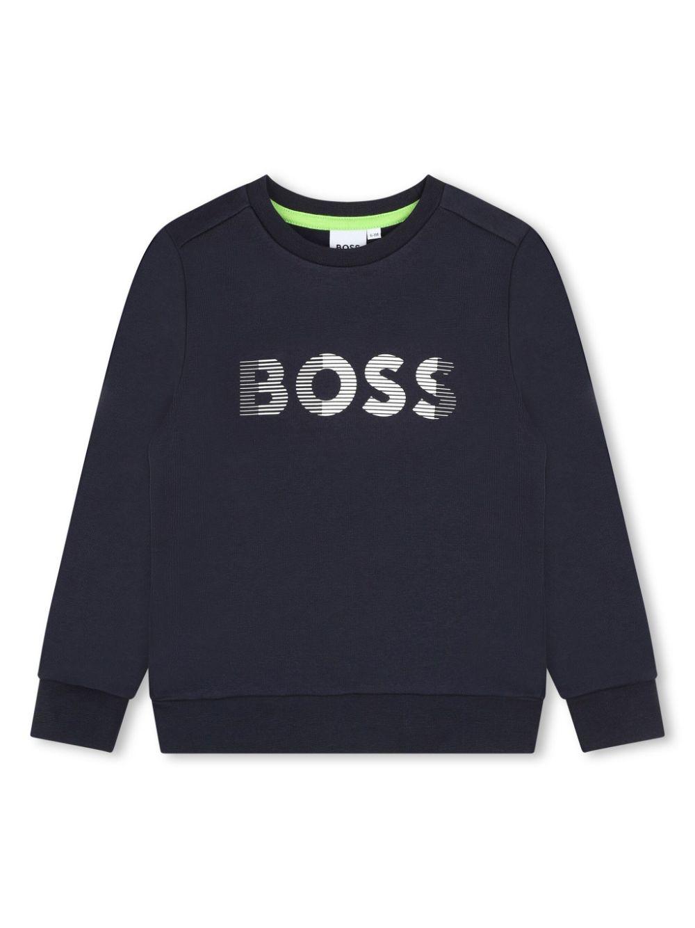 BOSS Kidswear Sweatshirt mit Logo-Print - Blau von BOSS Kidswear