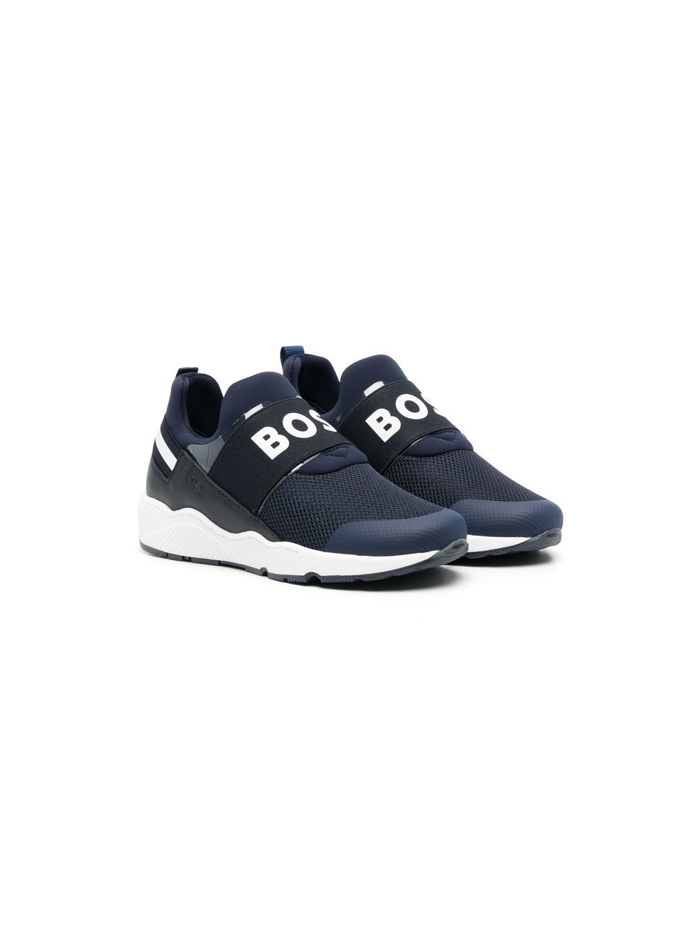 BOSS Kidswear Sneakers mit Logo-Print - Blau von BOSS Kidswear